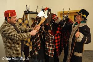 Chození s klibnou a kozlíky v Kovářově