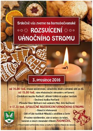 rozsvícení stromu 2016