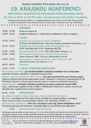 Pozvánka konference NNO 2017