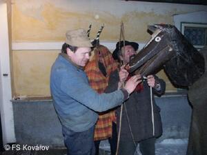 Chození s klibnou a kozlíky v Kovářově