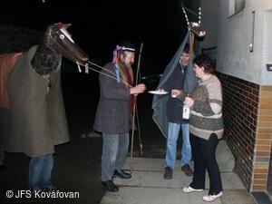 Chození s klibnou a kozlíky v Kovářově