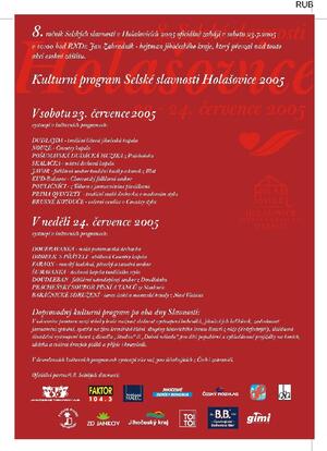 Selské slavnosti Holašovice