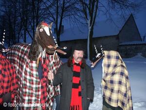 Chození s klibnou a kozlíky v Kovářově