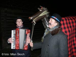 Chození s klibnou a kozlíky v Kovářově