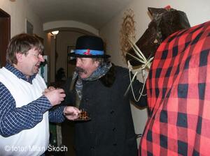 Chození s klibnou a kozlíky v Kovářově