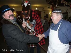 Chození s klibnou a kozlíky v Kovářově