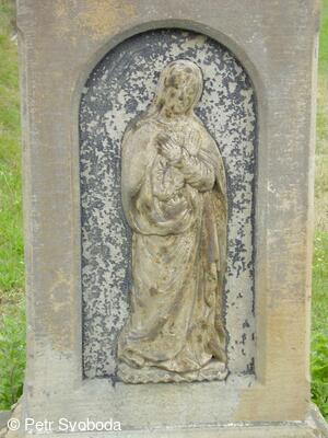 Kamenný kříž na horním konci v Kunčicích