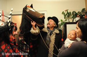 Chození s klibnou a kozlíky v Kovářově