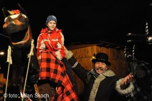 Chození s klibnou a kozlíky v Kovářově