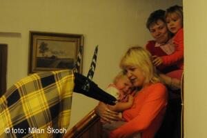 Chození s klibnou a kozlíky v Kovářově