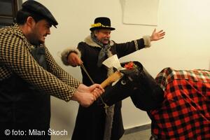 Chození s klibnou a kozlíky v Kovářově