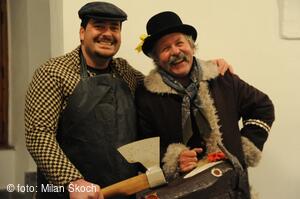 Chození s klibnou a kozlíky v Kovářově